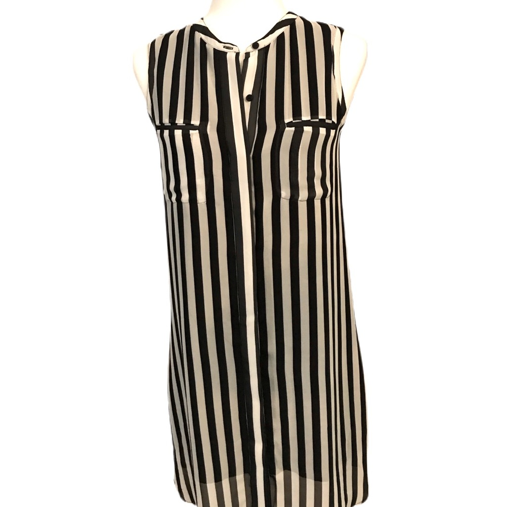 Gianni Bini dress sheer xs lined sleeveless